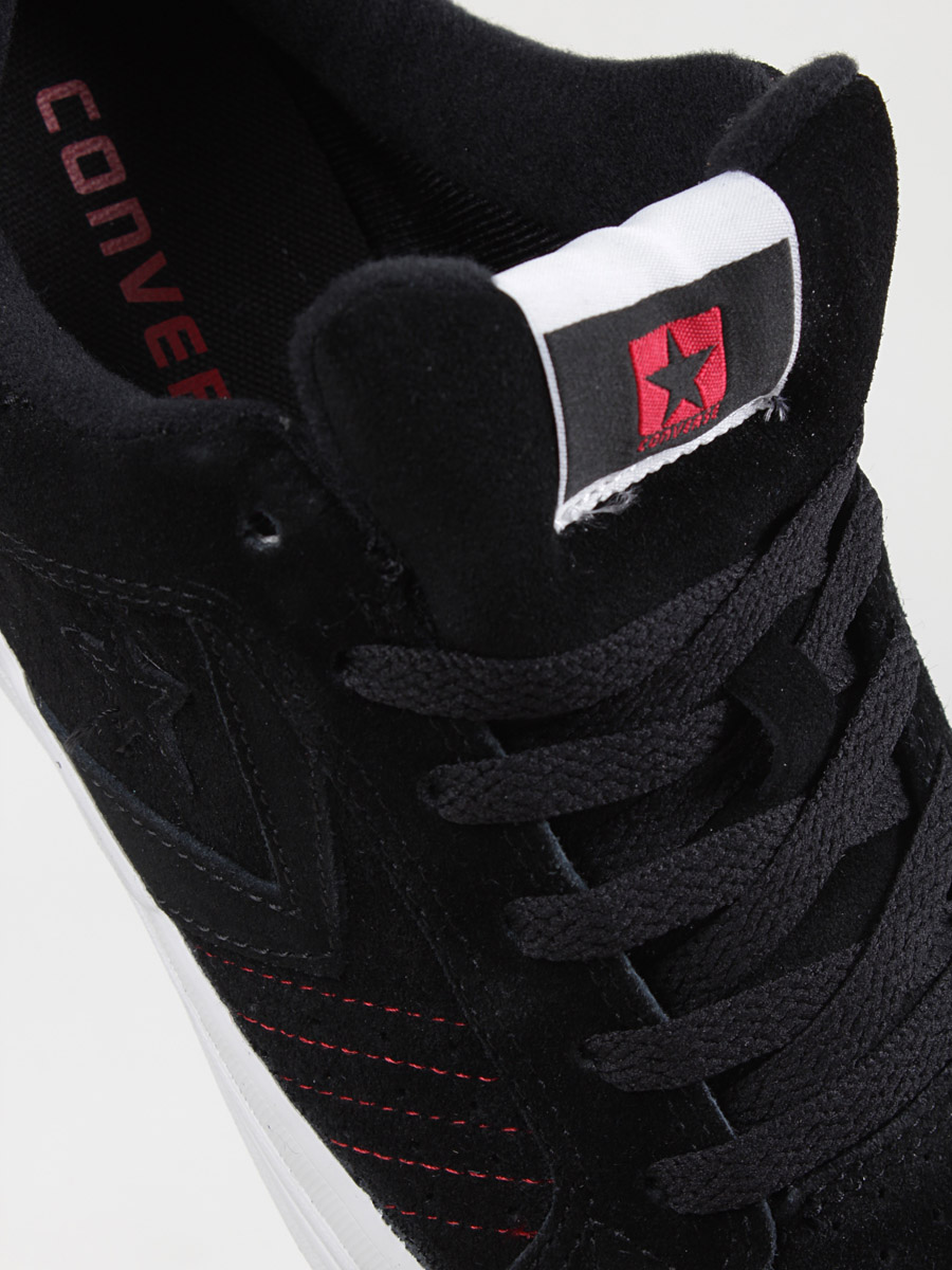 Converse shoes Gates OX (black/red)