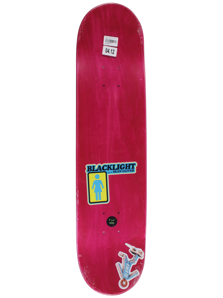 Girl Skateboard Deck Girl Blacklight Olson 7.75'' 