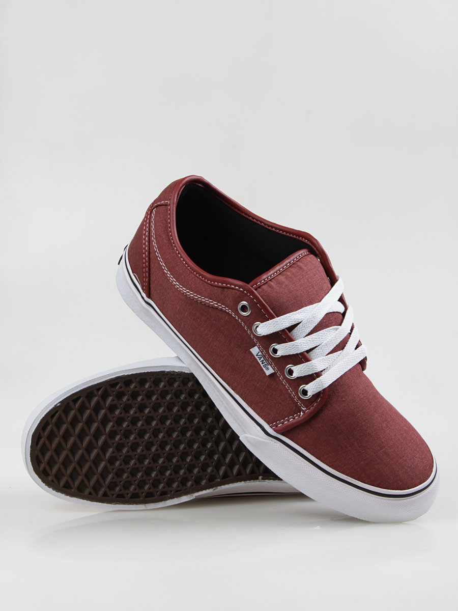 Vans shoes Chukka Low brown (red/washed canvas)