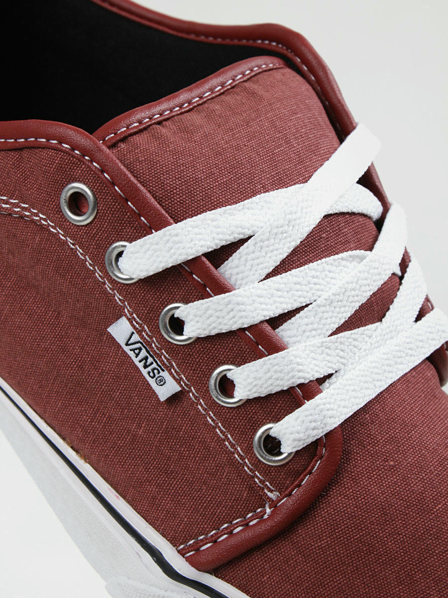 Vans shoes Chukka Low red washed canvas