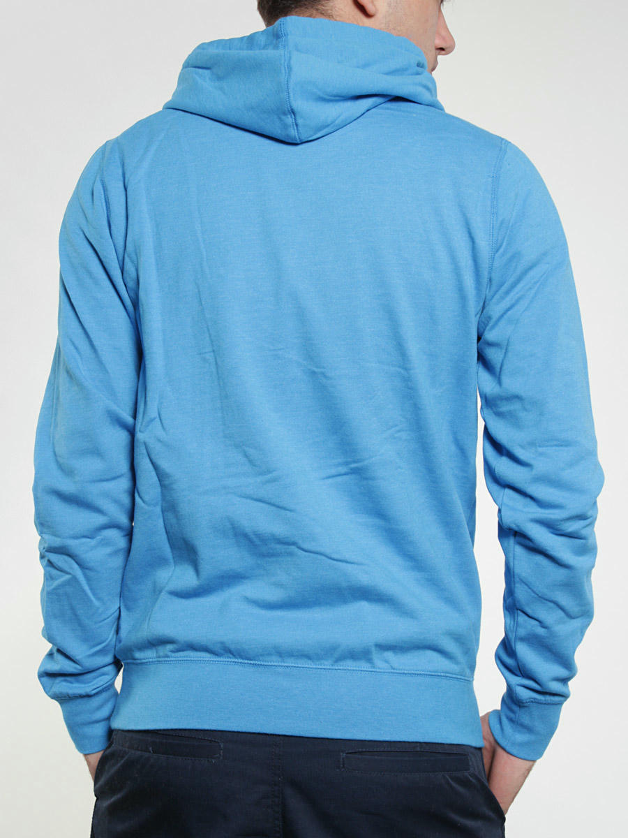 blue aztec hoodie