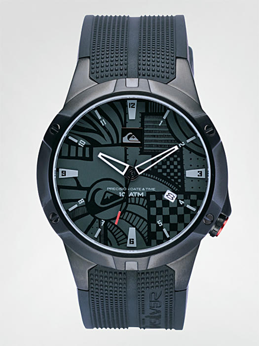 Quiksilver Watch Qs-1 Cisero (bblk)