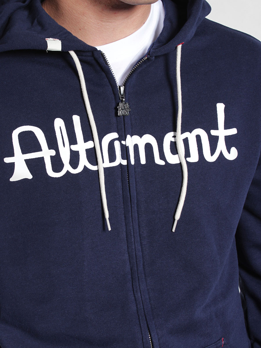 Altamont hoodie Legacy Zip (navy)