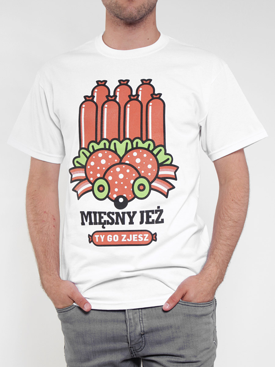 Dziedzic Pruski T-shirt Mięsny Jeż (white)