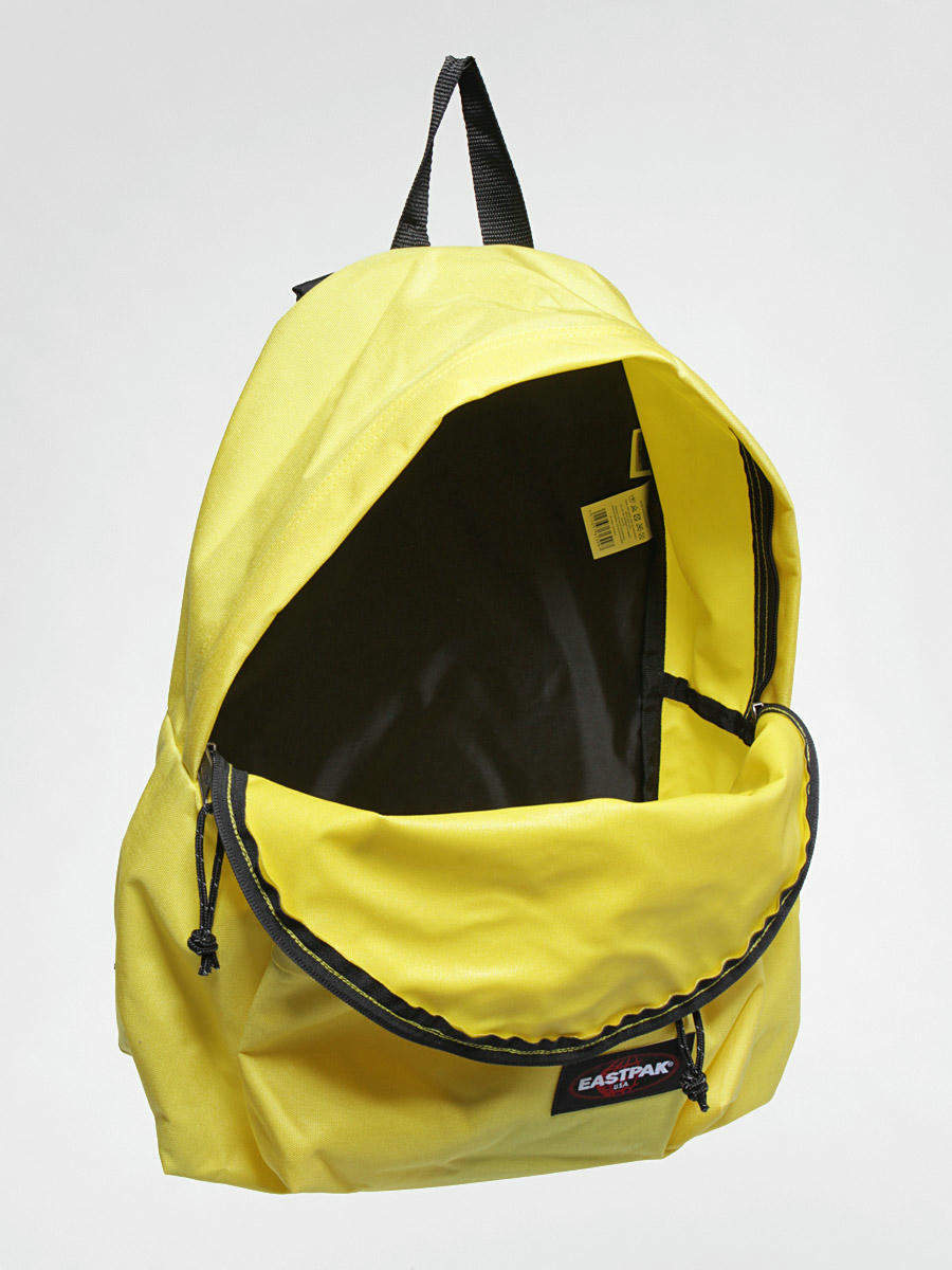 yellow eastpak backpack