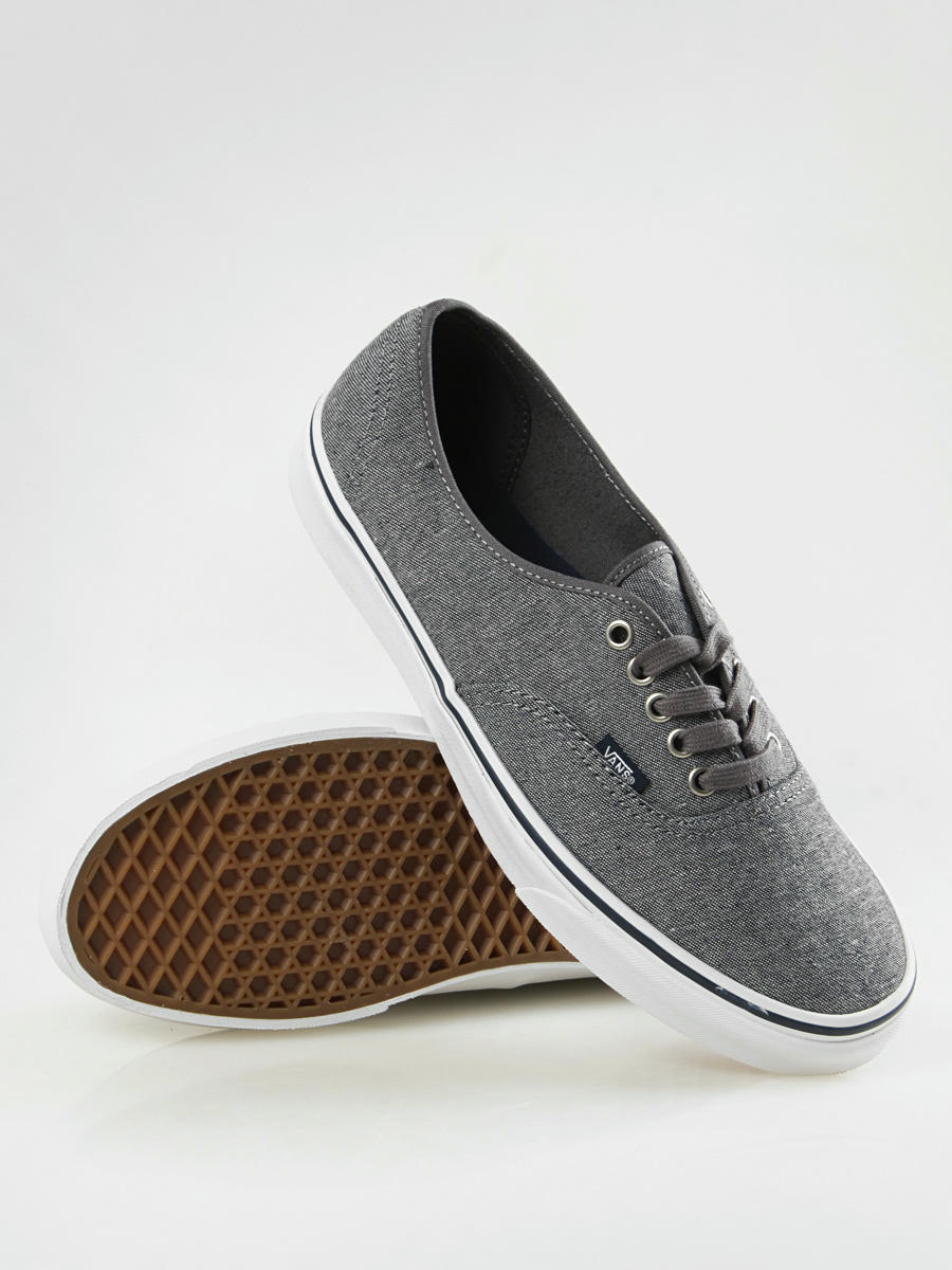 vans authentic grey denim