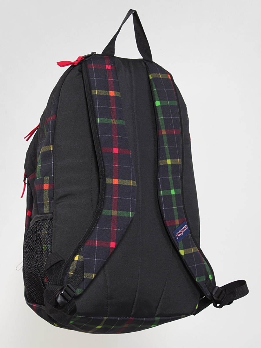 JanSport Backpack Jansport Wasabi (black/rasta london plaid)