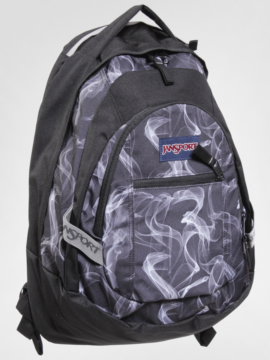 JanSport Backpack Jansport Trinity (black/white/smoke screen)