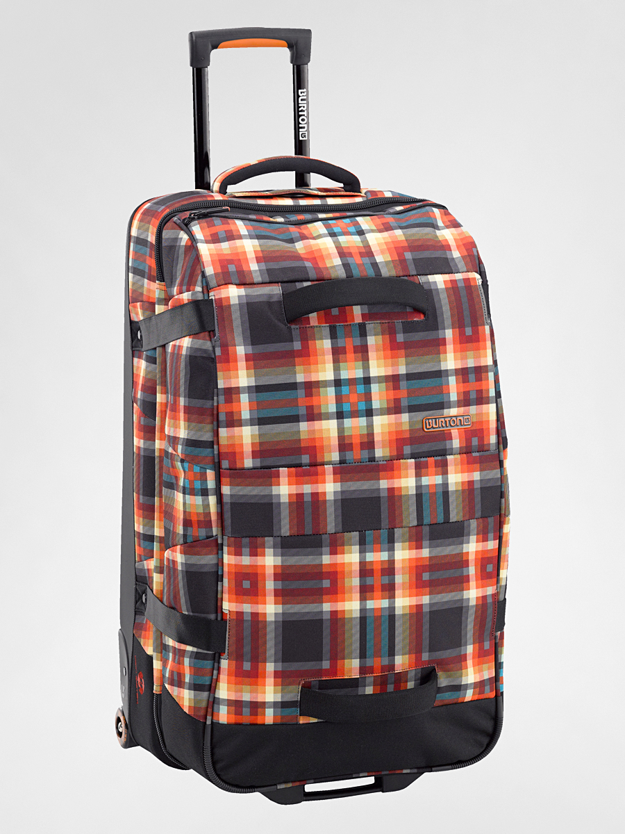 Burton Suitcase Wheelie Double Deck (majesty black plaid)