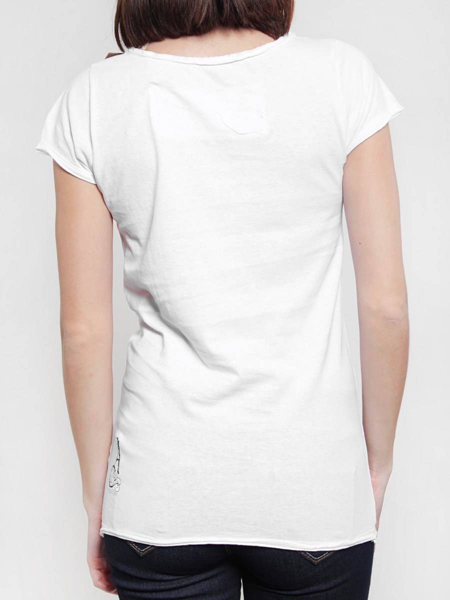 Amplified T-shirt ACDC Graffiti Wmn (wht)