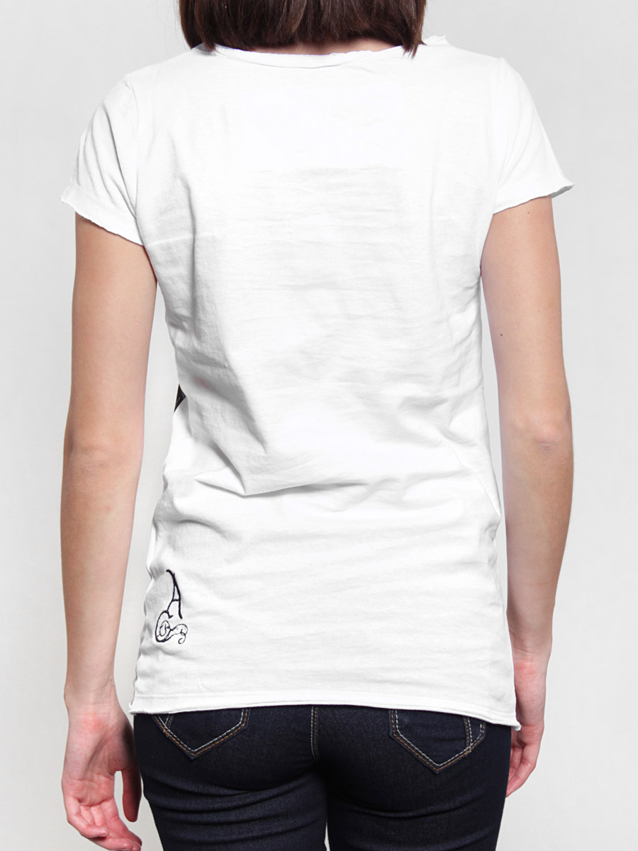 Amplified T-shirt Stone Roses Wanna Be Adored Wmn (wht)