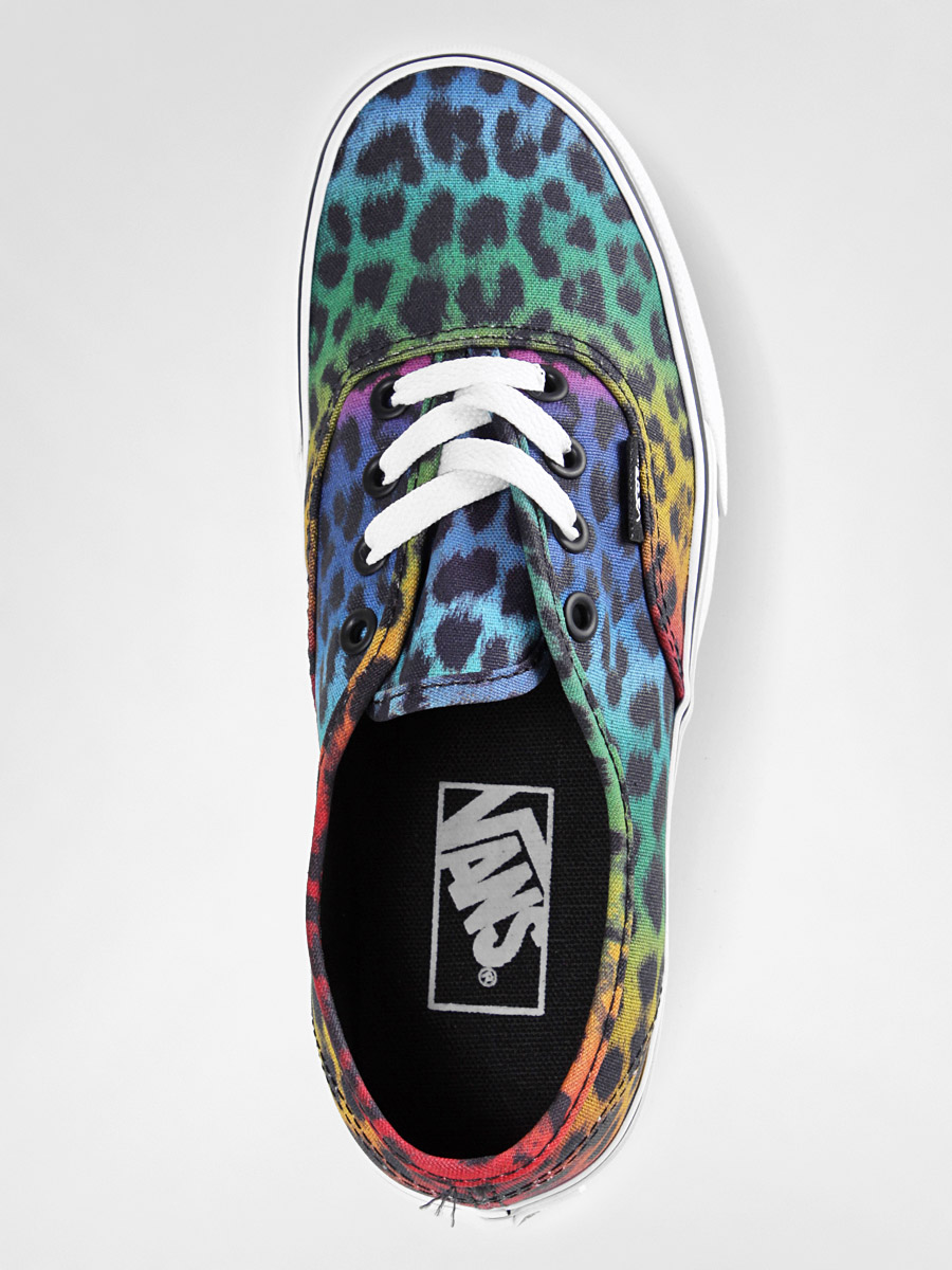 Vans shoes Authentic (leopard/black/rainbow)