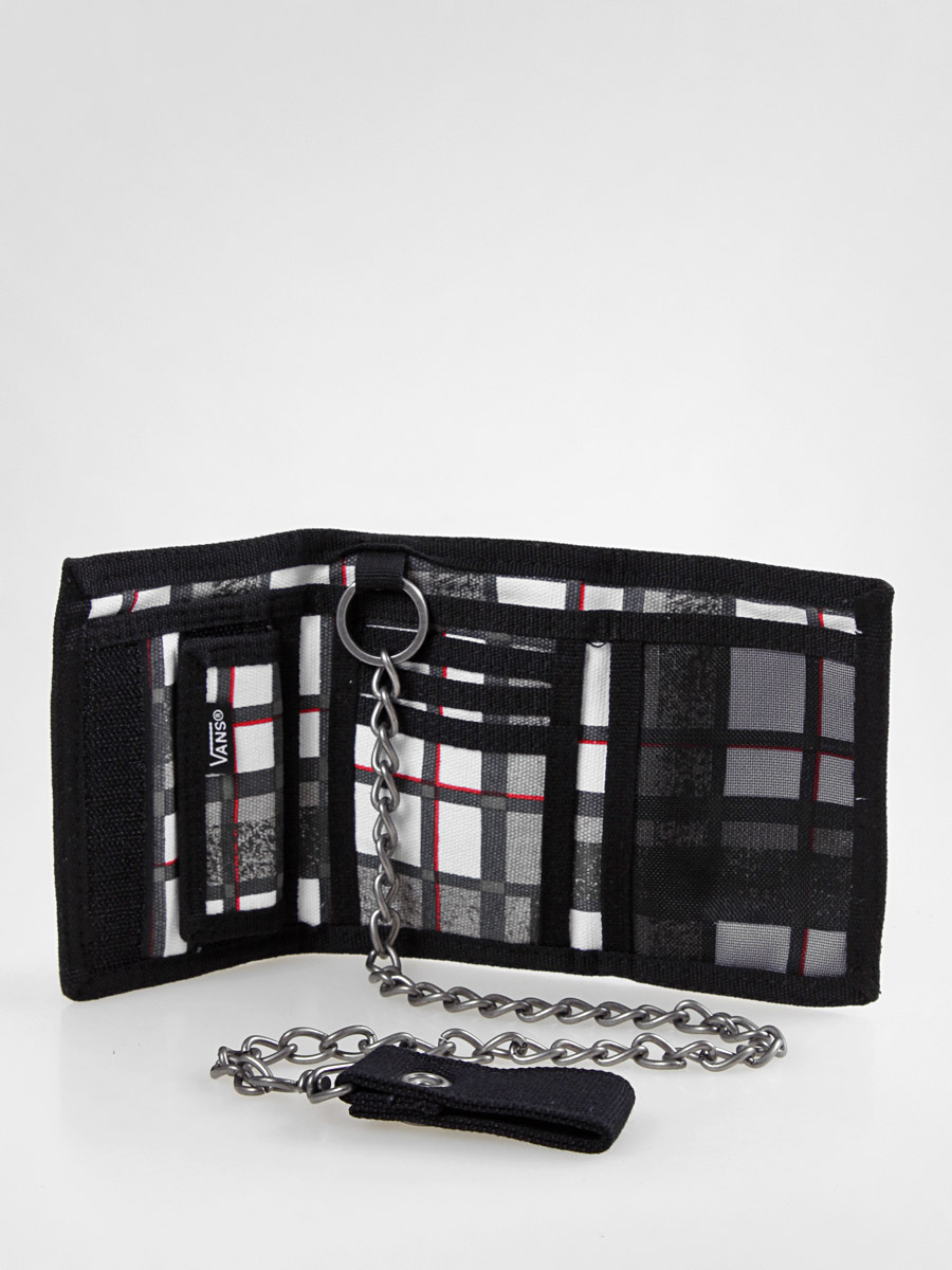 Vans wallet Otw Collage Chain (blk/wht/red plaid)