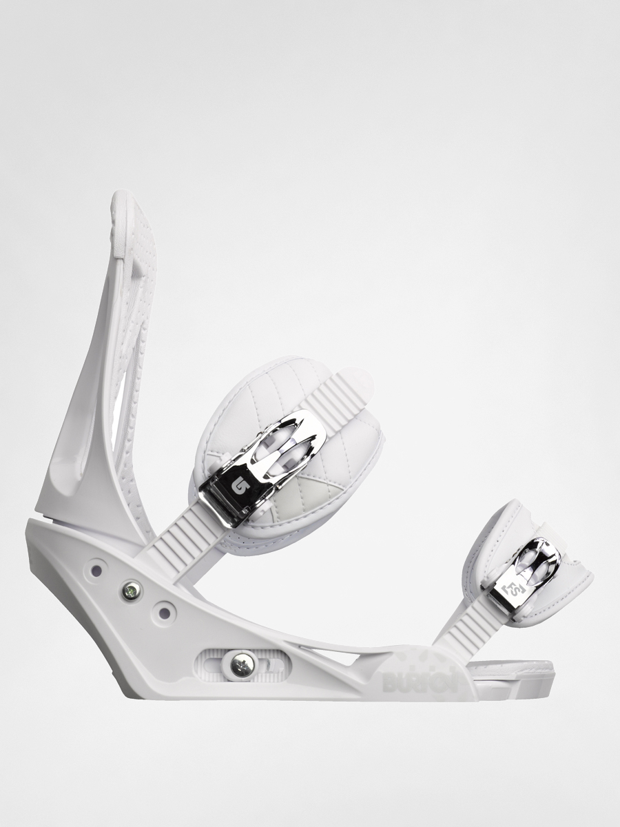Mens Burton snowboard bindings Freestyle (white)