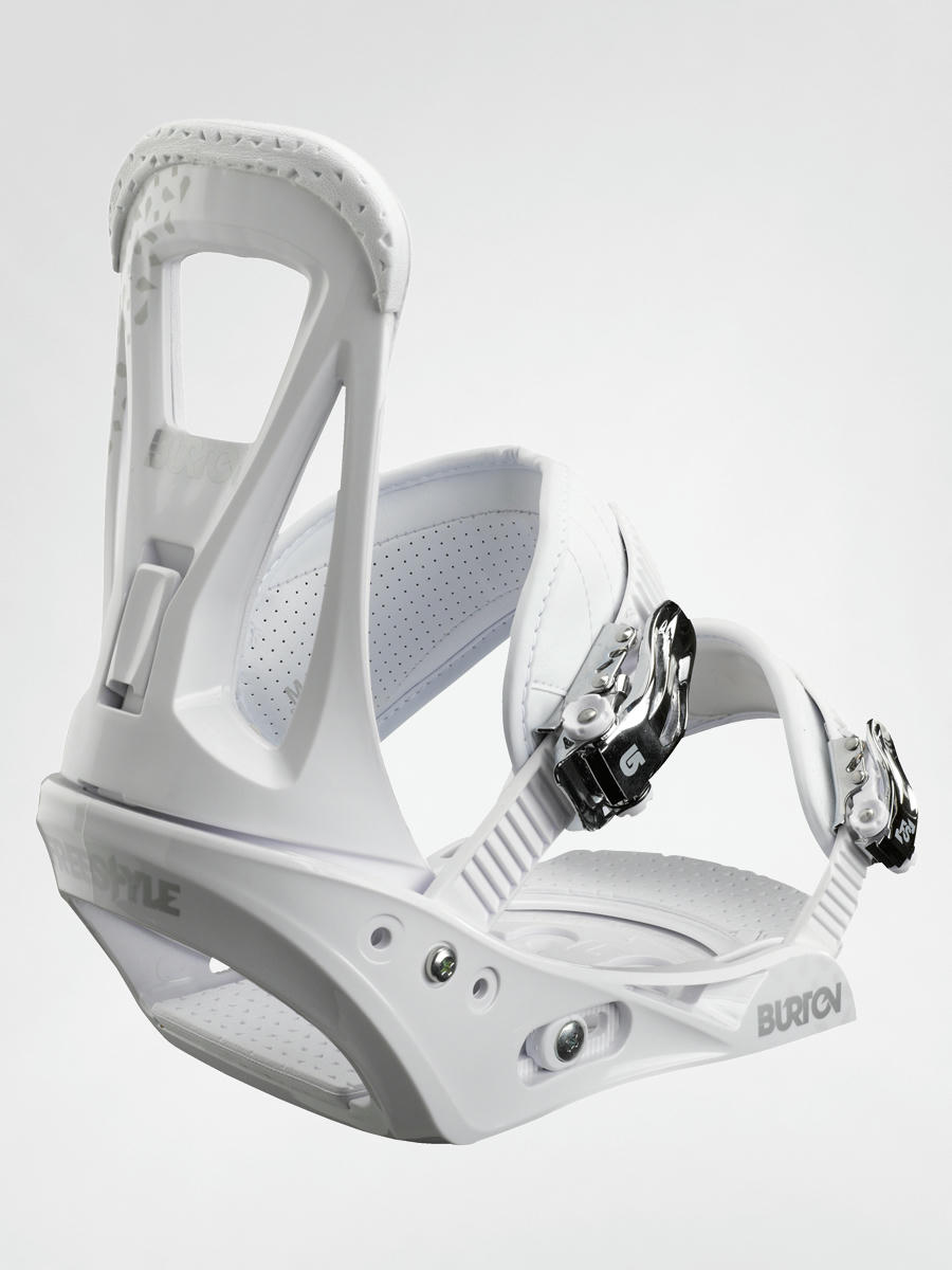 Burton snowboard bindings Freestyle white