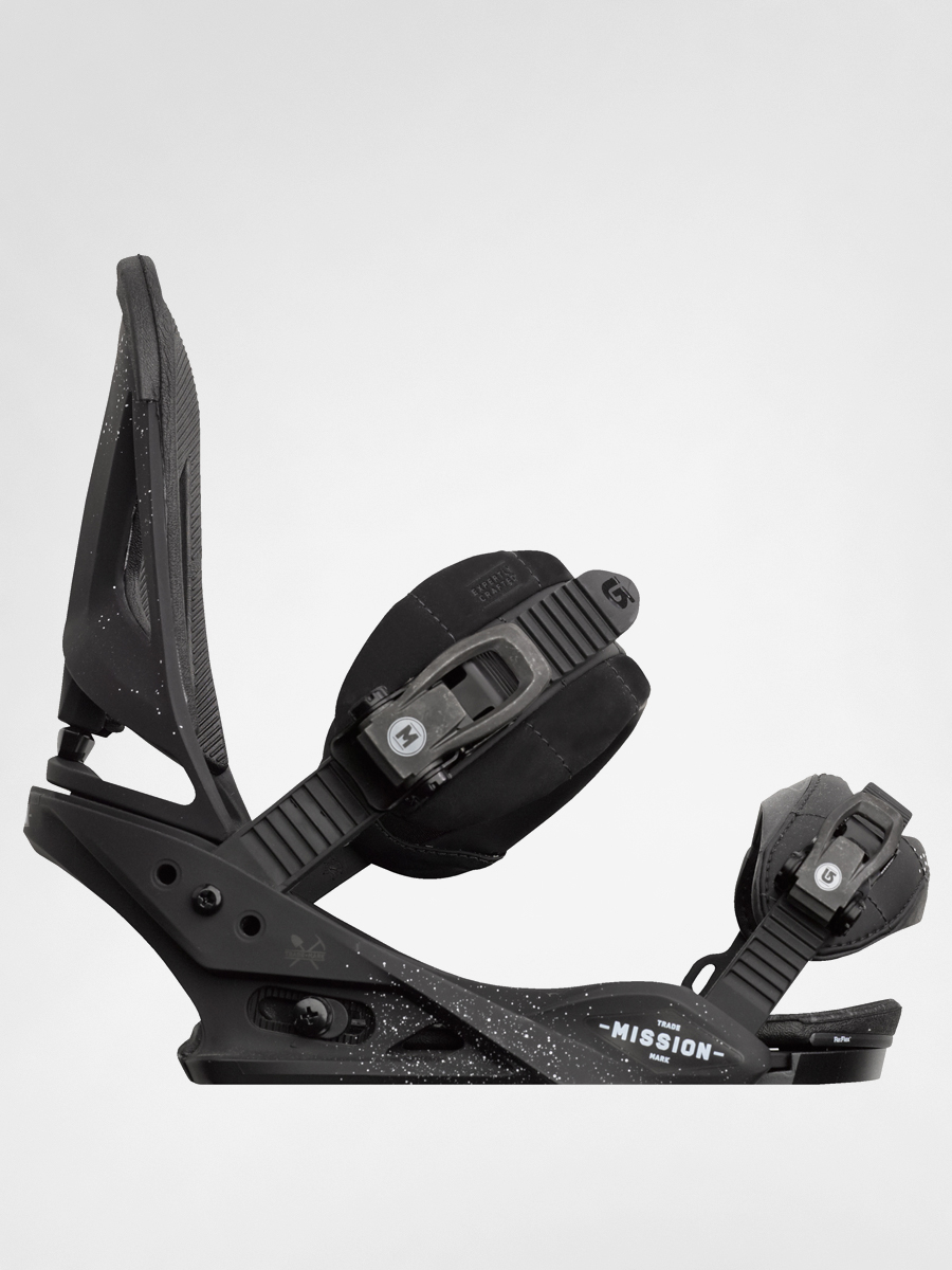Mens Burton snowboard bindings Mission (black lung)