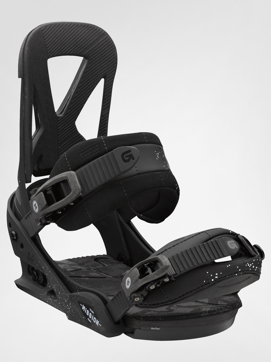 Mens Burton snowboard bindings Mission (black lung)