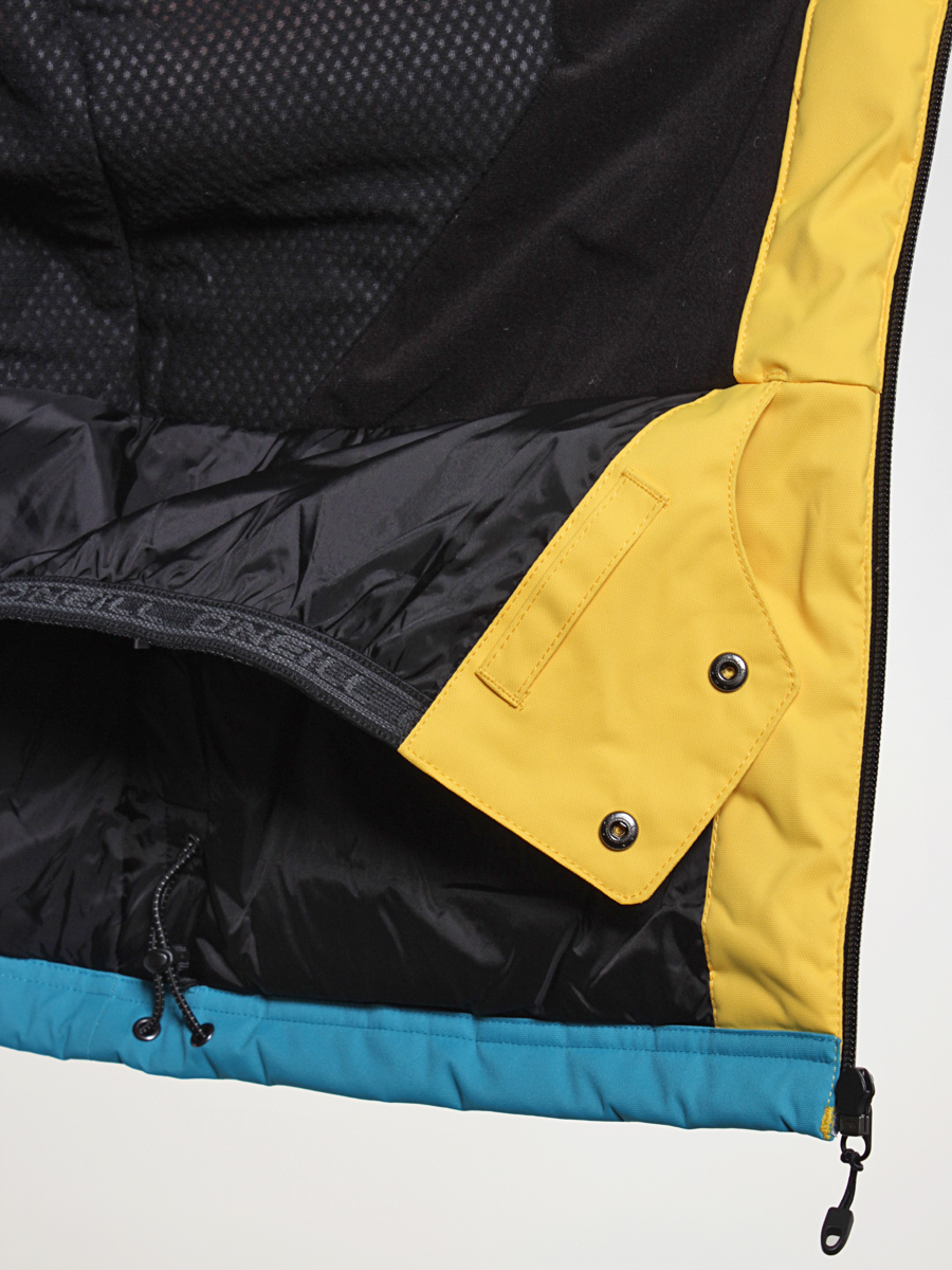 Mens O'Neill snowboard jacket Theory (chrome yel)