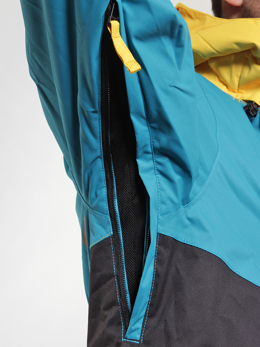 Mens O'Neill snowboard jacket Theory (chrome yel)