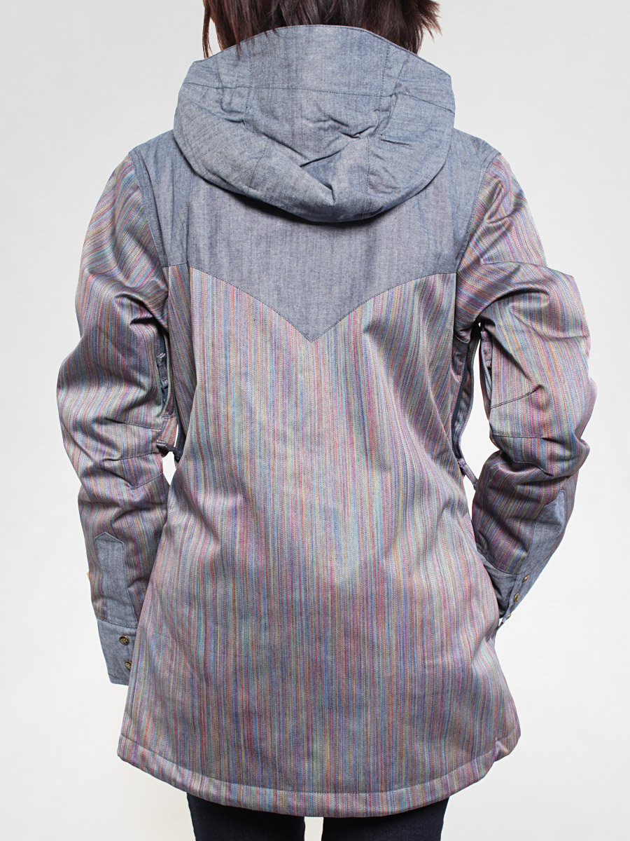 Womens Westbeach snowboard jacket Caprice (rainbow)