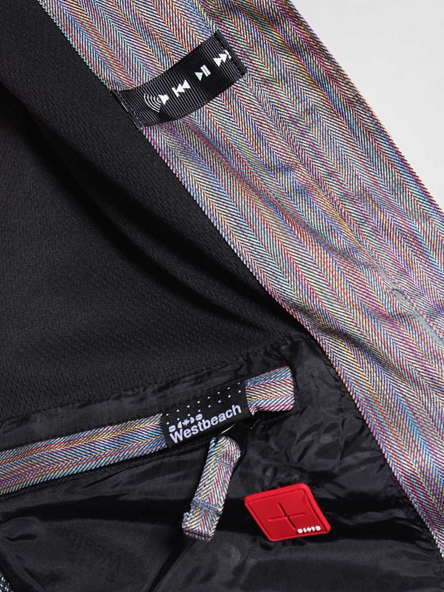 Womens Westbeach snowboard jacket Caprice (rainbow)