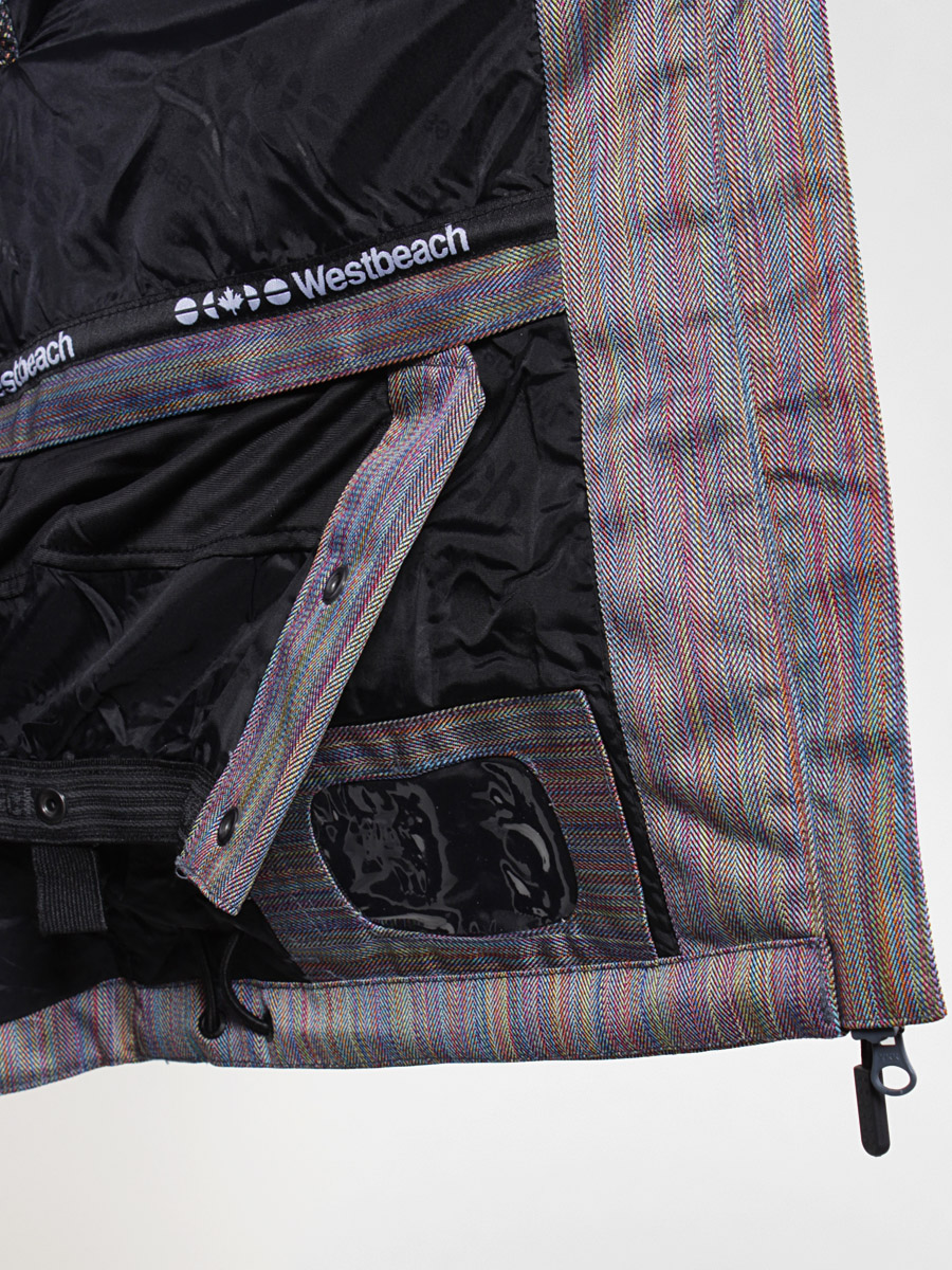 Womens Westbeach snowboard jacket Caprice (rainbow)