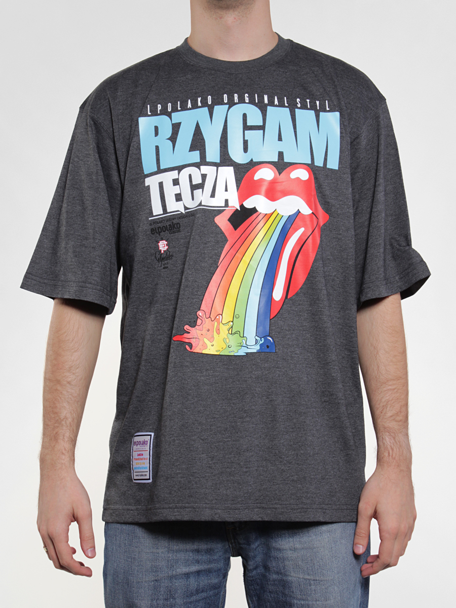El Polako T-shirt Rzygam Tęczą (chr)
