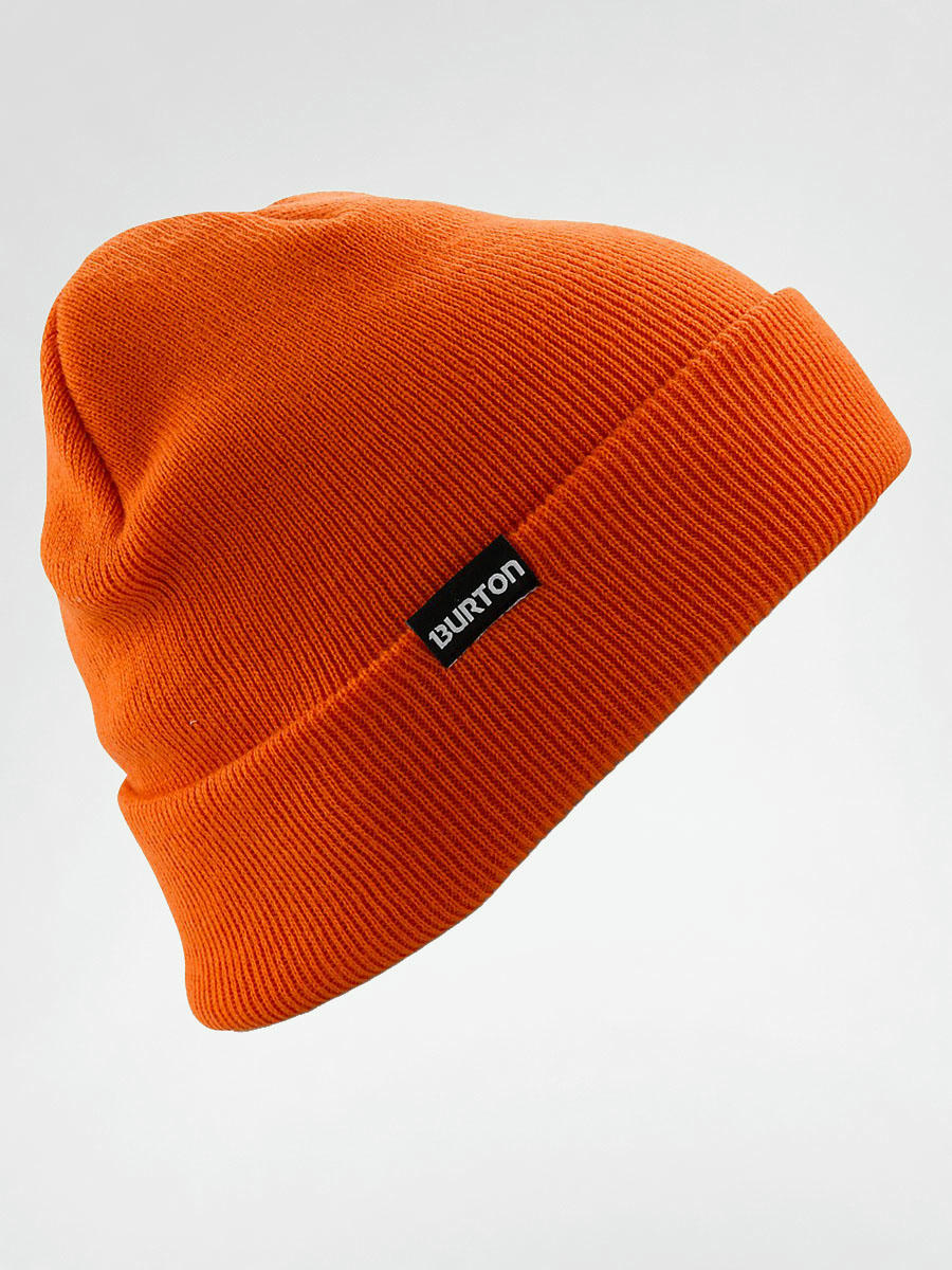 burton orange beanie