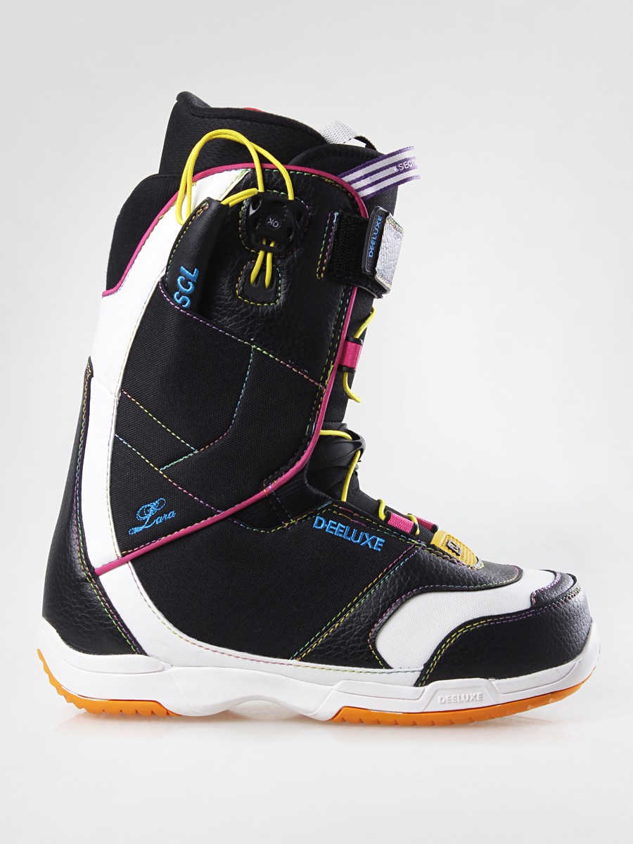 Womens DeeLuxe snowboard boots Alpha Lara (blk/rainbow)