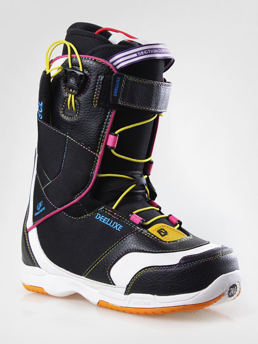 Womens DeeLuxe snowboard boots Alpha Lara (blk/rainbow)