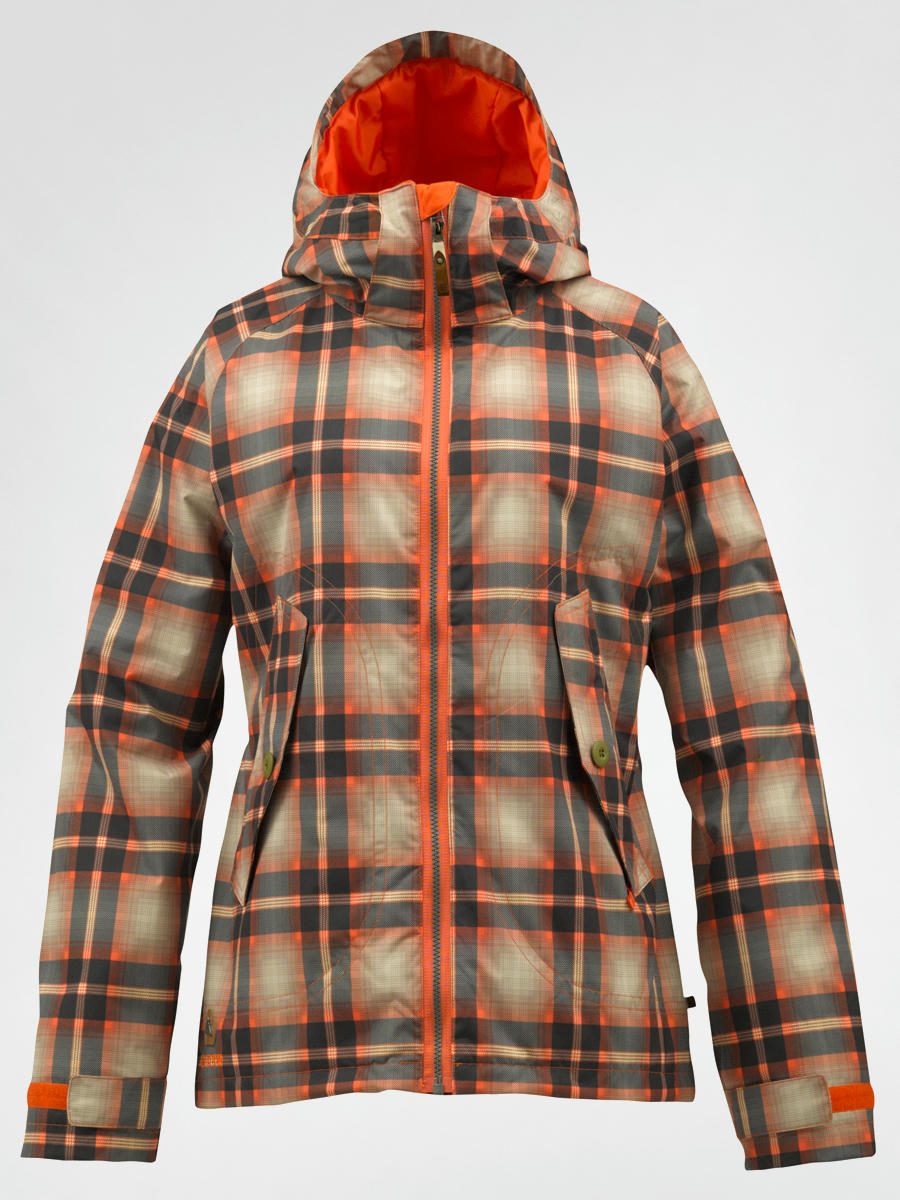 Womens Burton snowboard jacket Logan (fever radian plaid)