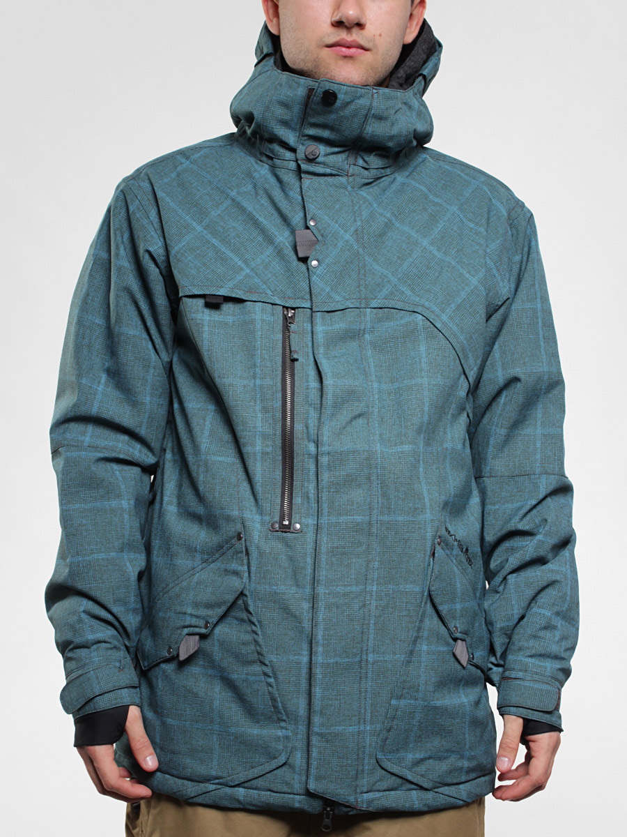 mens plaid snowboard jacket