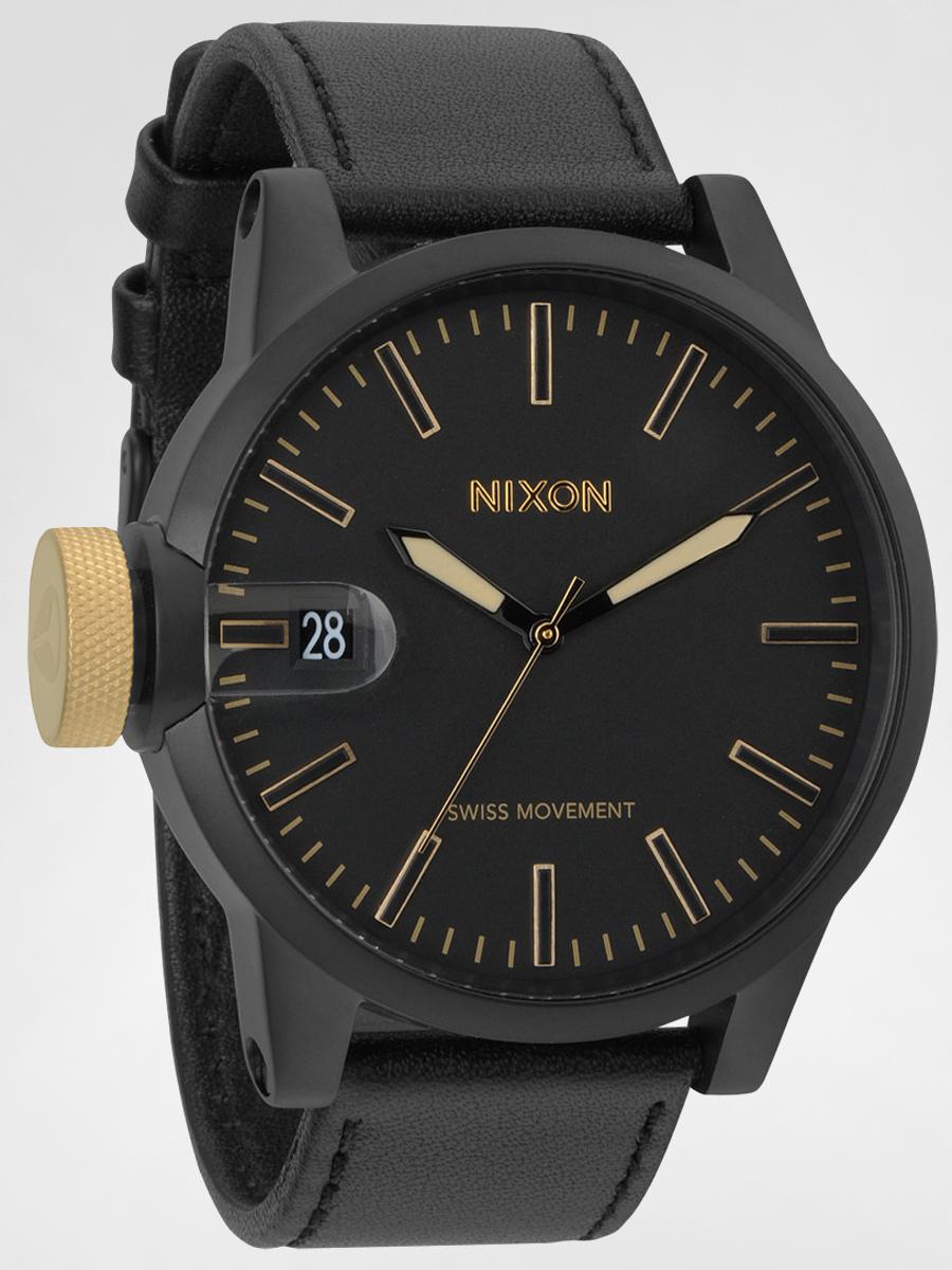 Nixon Watch Chronicle (matte black/gold)