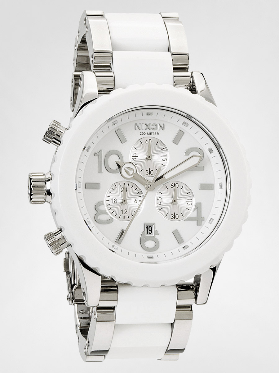 Nixon Watch 42-20 Chrono white (high polished/white acetate)