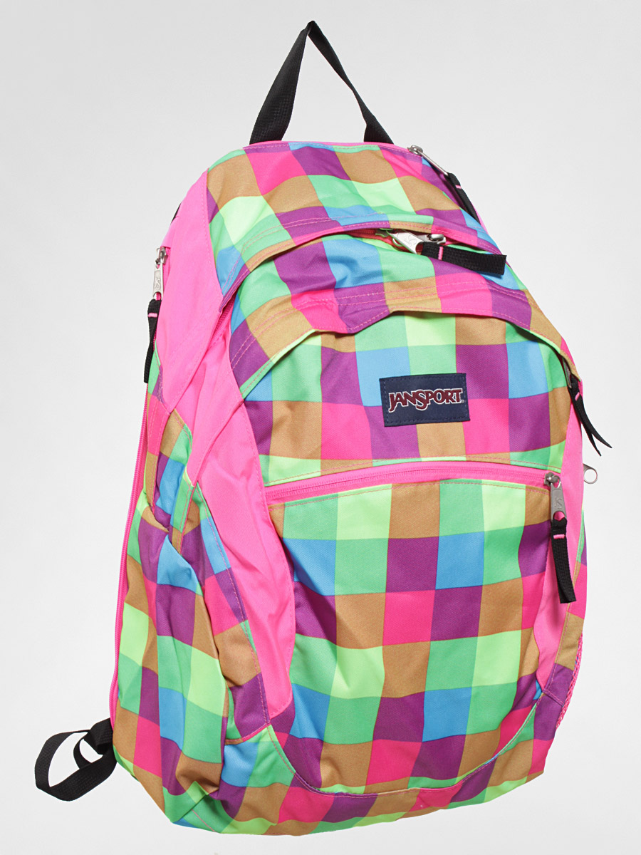 JanSport backpack Wasabi (flrscntblckchck)