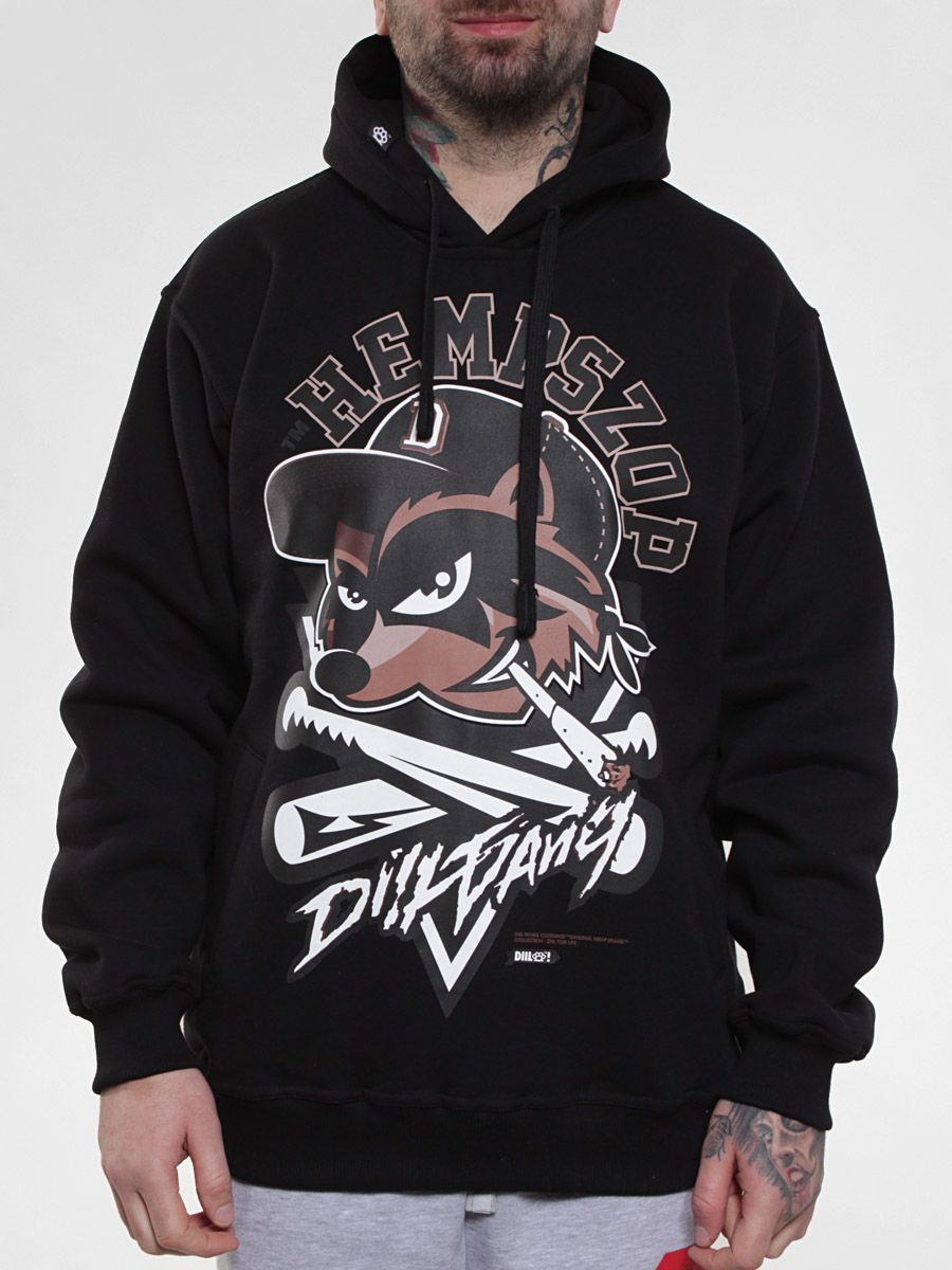 Diil Gang sweatshirt Hempszop HD (black)