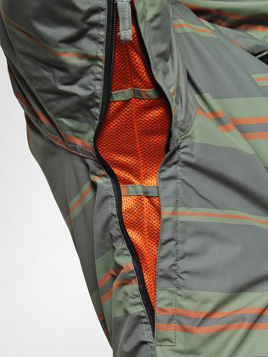 Mens 686 snowboard jacket Mannual Factor Ins League Stripe (army)