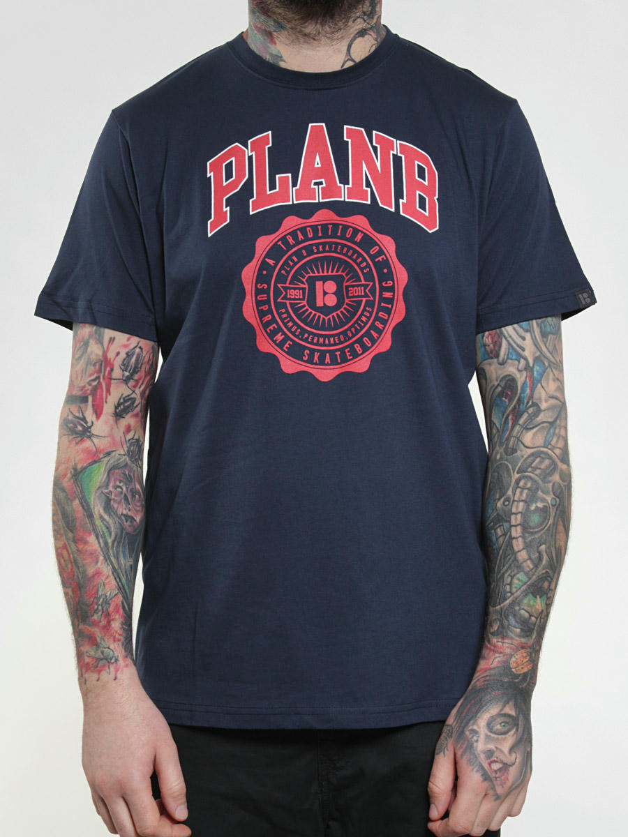 Plan B T Shirt Uni D Blues