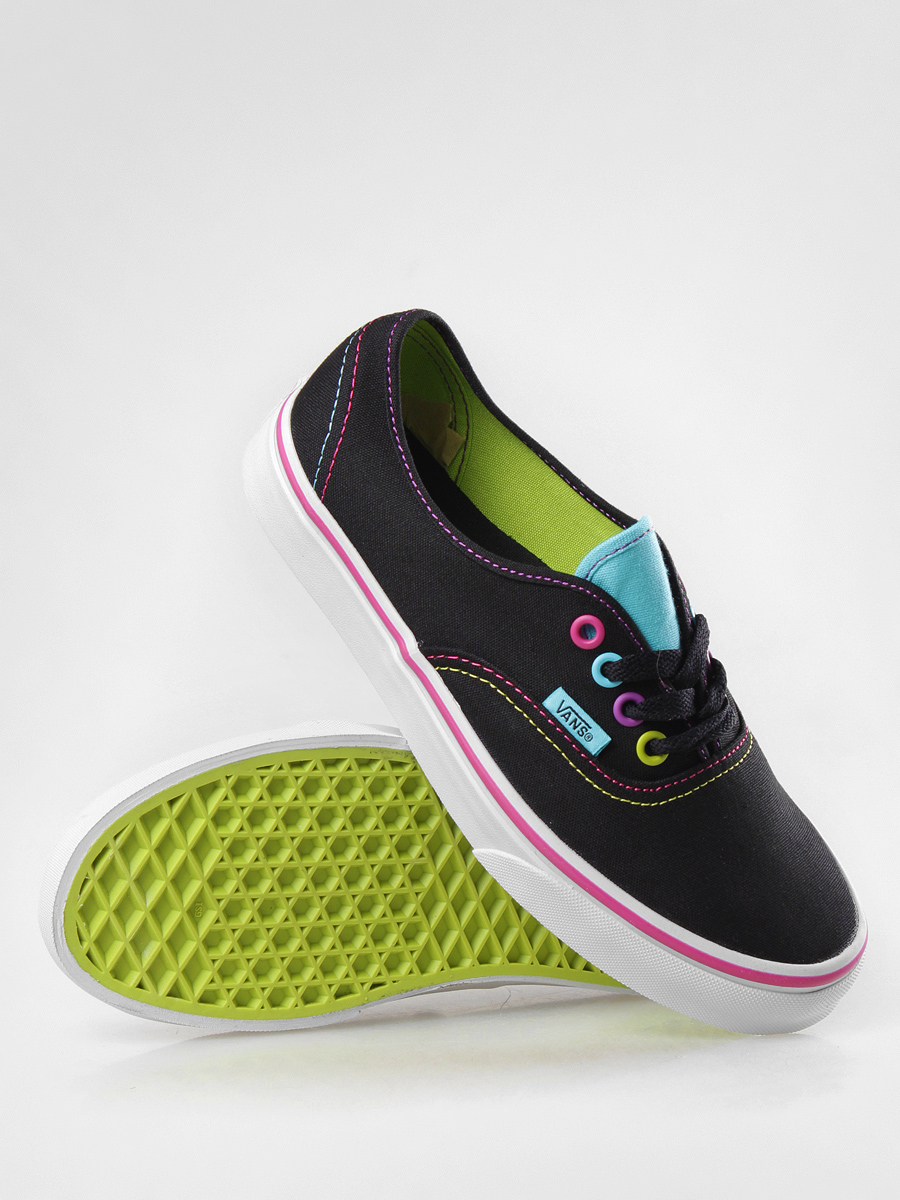 vans black multi