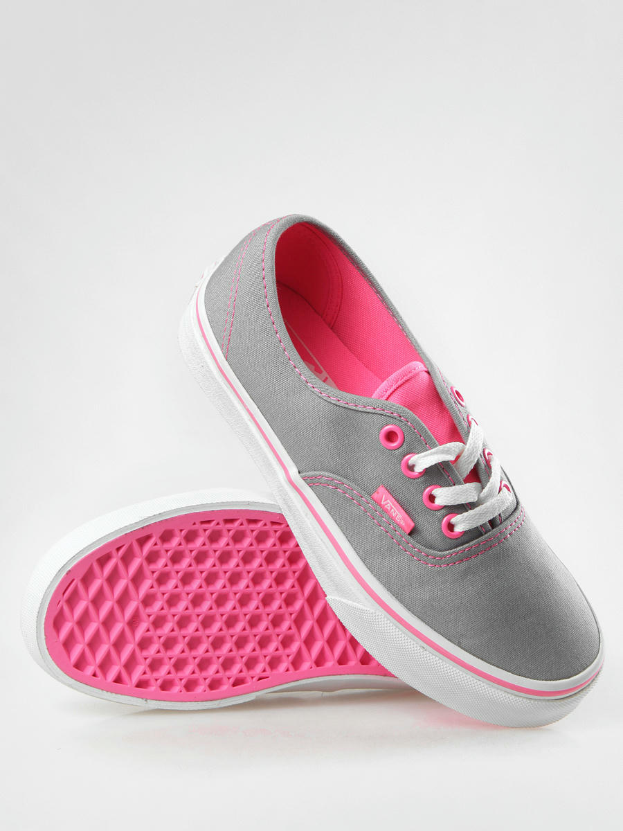 grey and pink vans womens