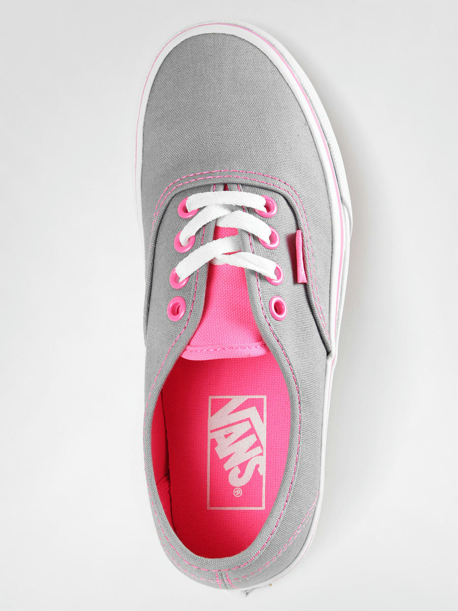 grey and pink vans womens