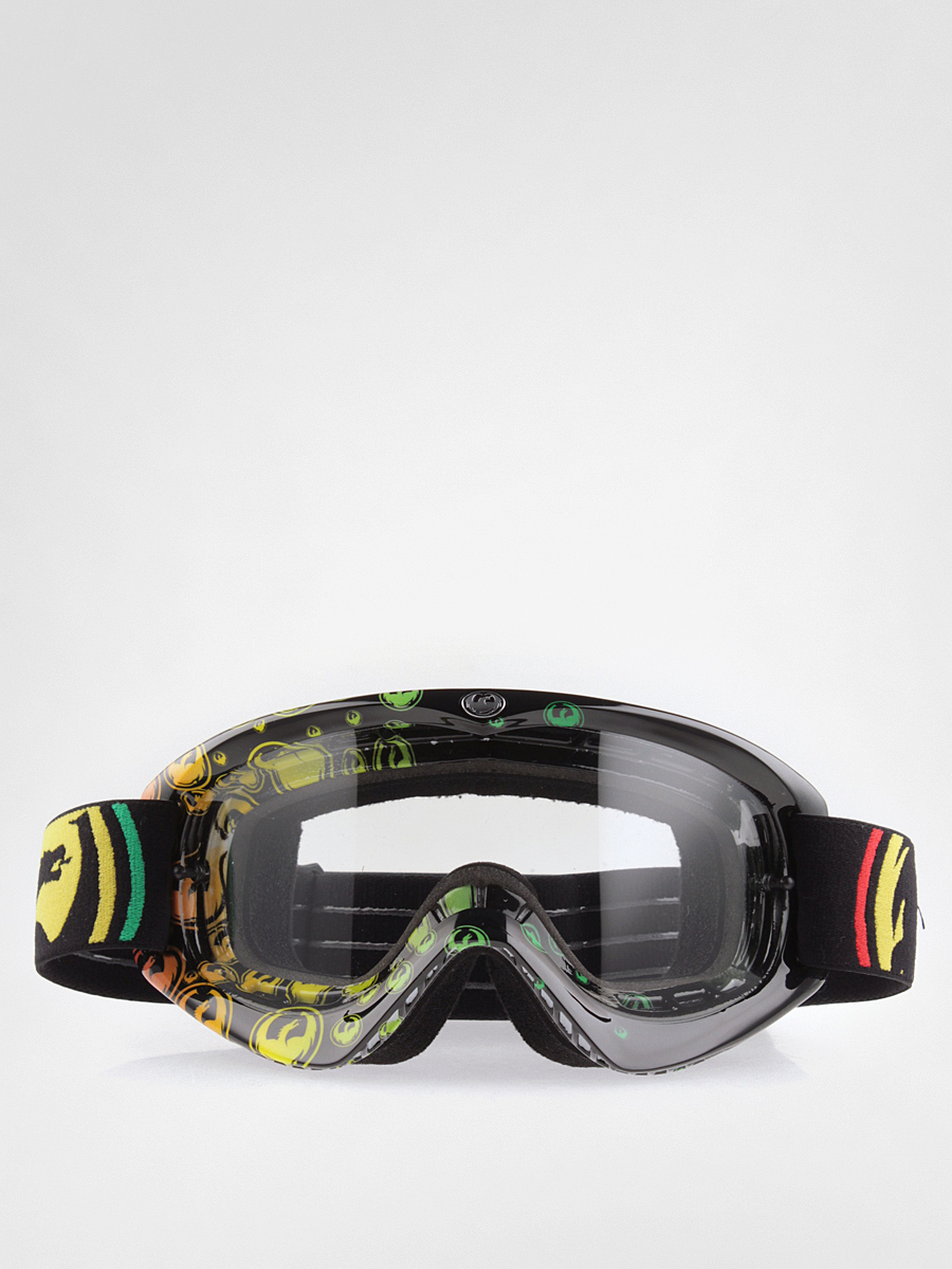 Dragon Cross goggles MDX-L AFT (rasta icon/clear) 1502
