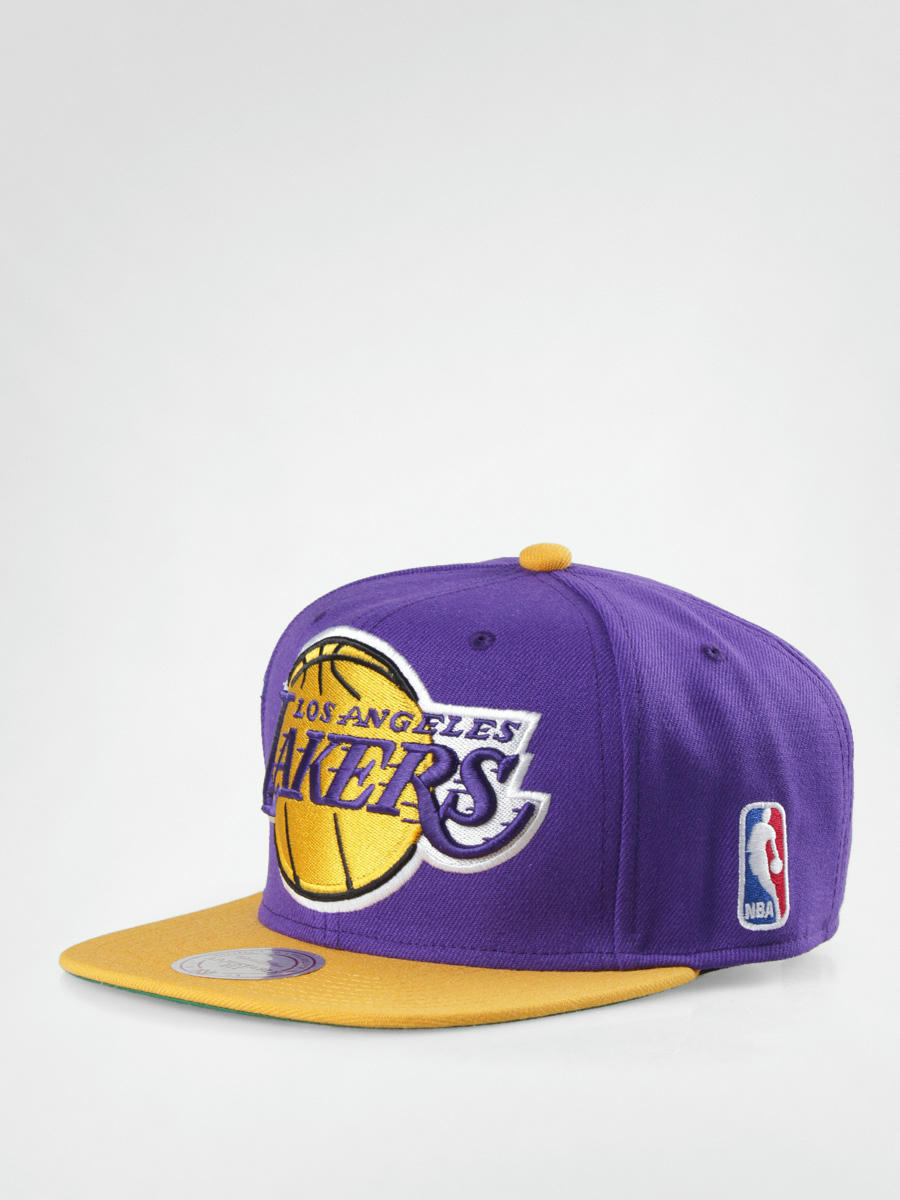 lakers mitchell and ness cap