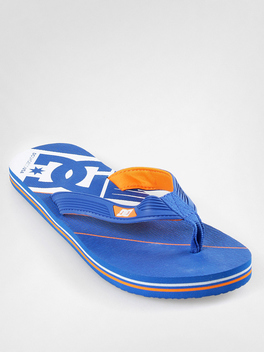 DC Flip Flops Snap Graffik (blue/white print)