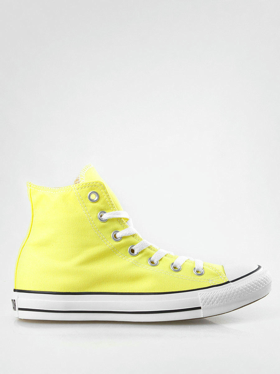 Light yellow outlet high top converse