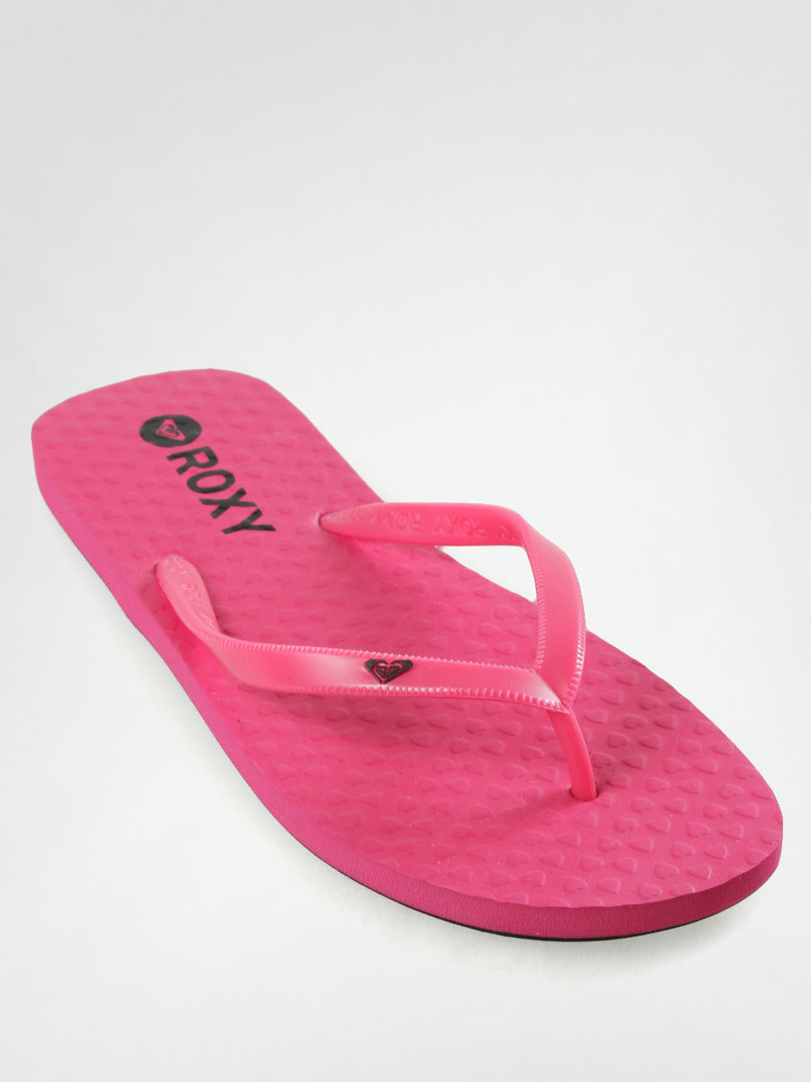 roxy pink flip flops