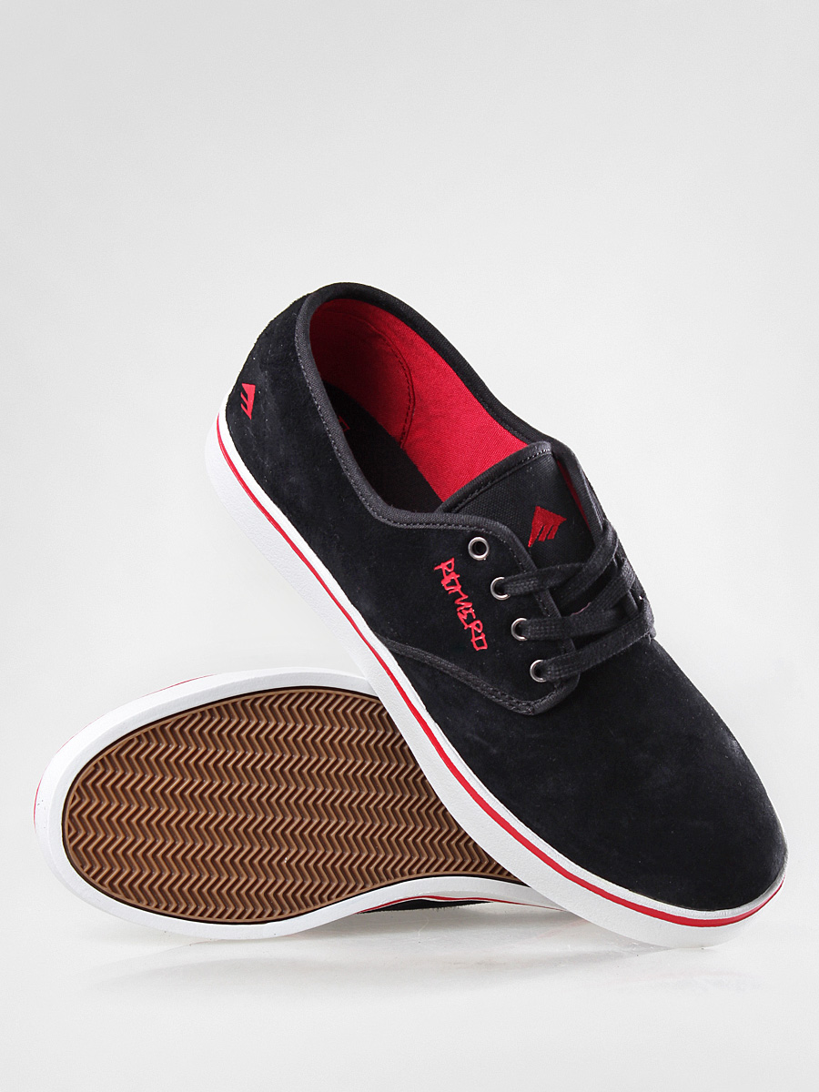Emerica shoes Leo Laced (blk/red/wht)