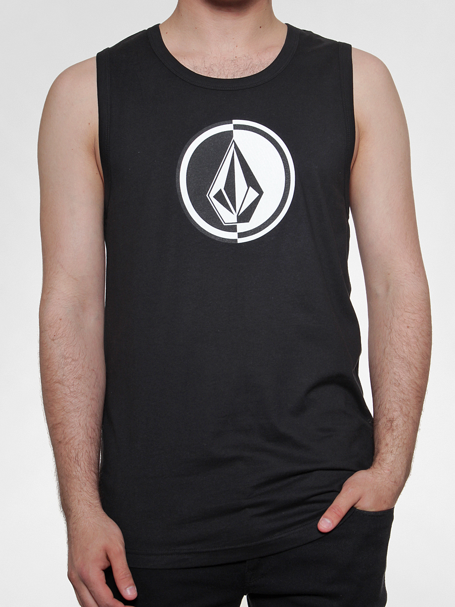 Volcom T-shirt Circle Stone Tank Top (blk)