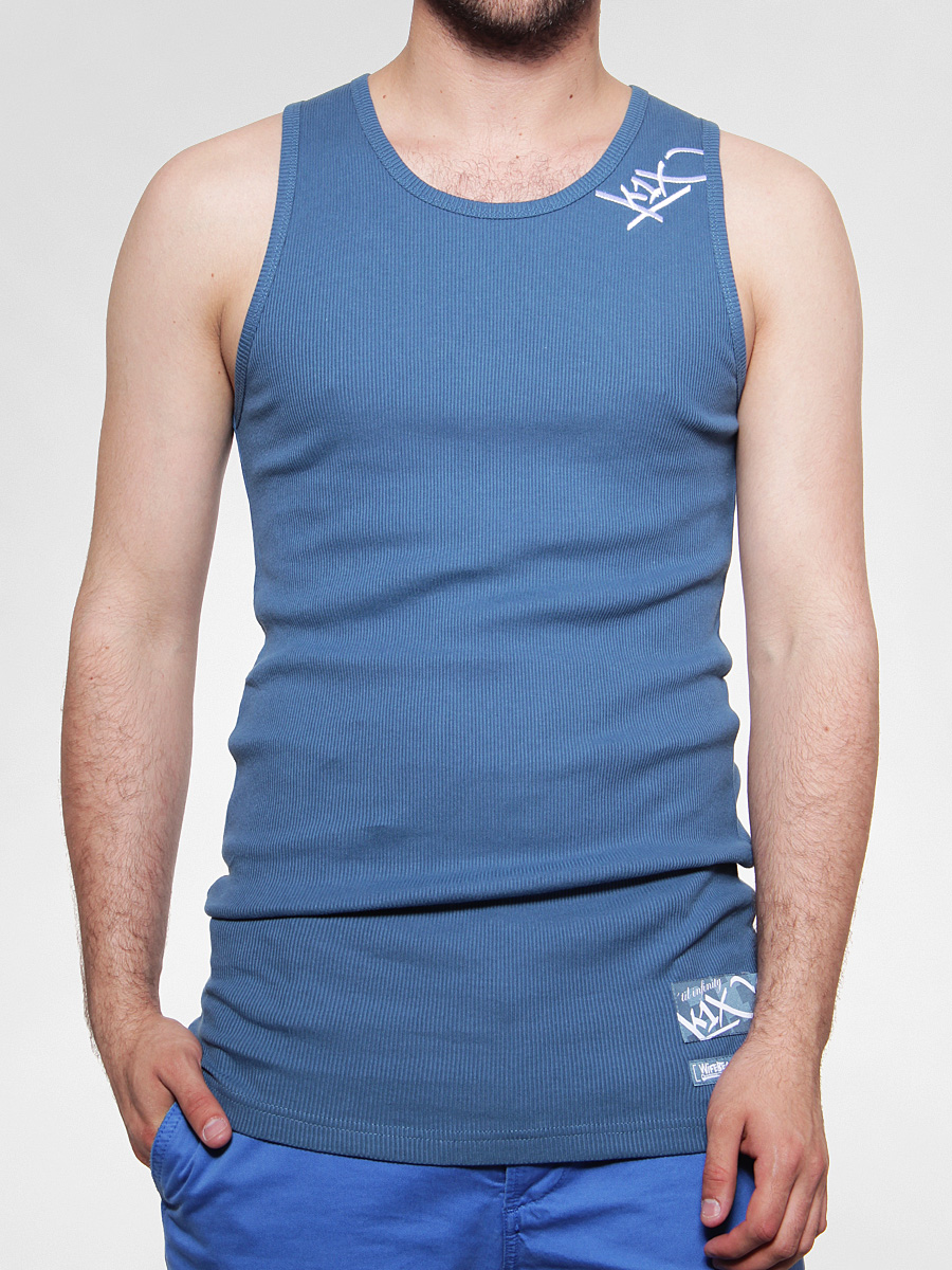 K1x T-shirt Lux Wifebeater Tank (dove blue)