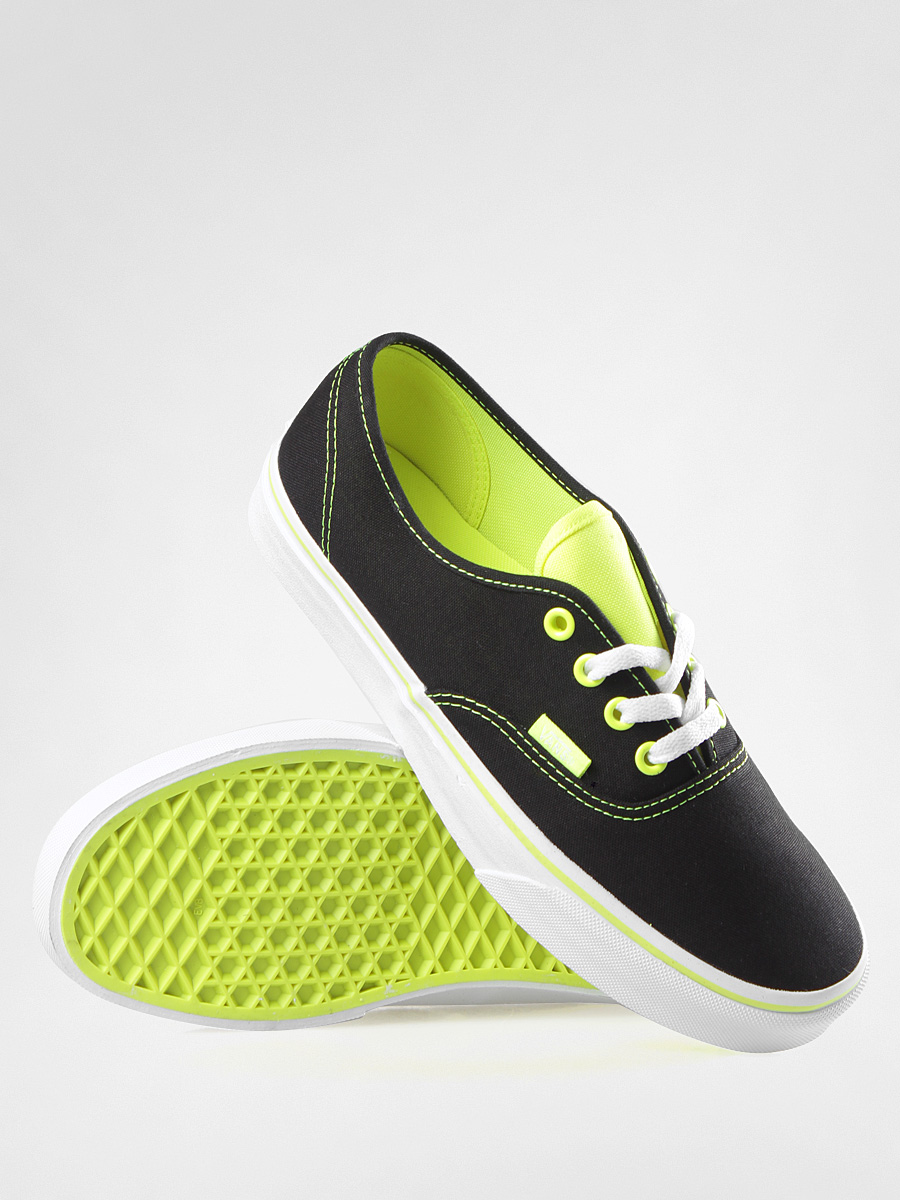 Vans shoes Authentic VSCQ7MZ yellow, black (neon pop/black/neon